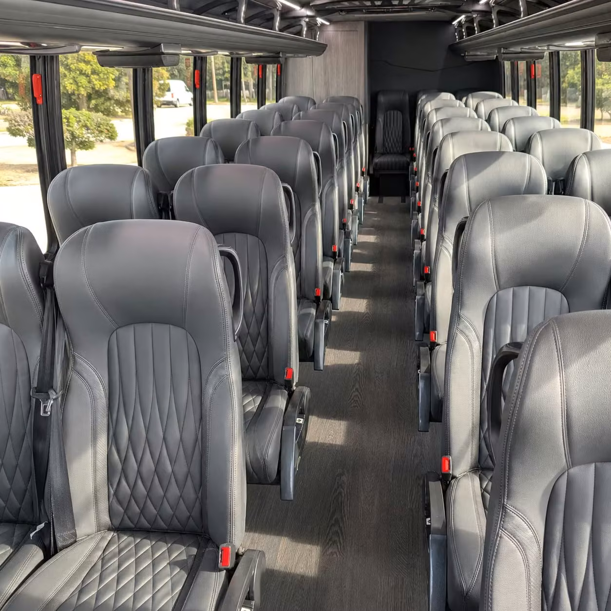 28 passenger minibus inside