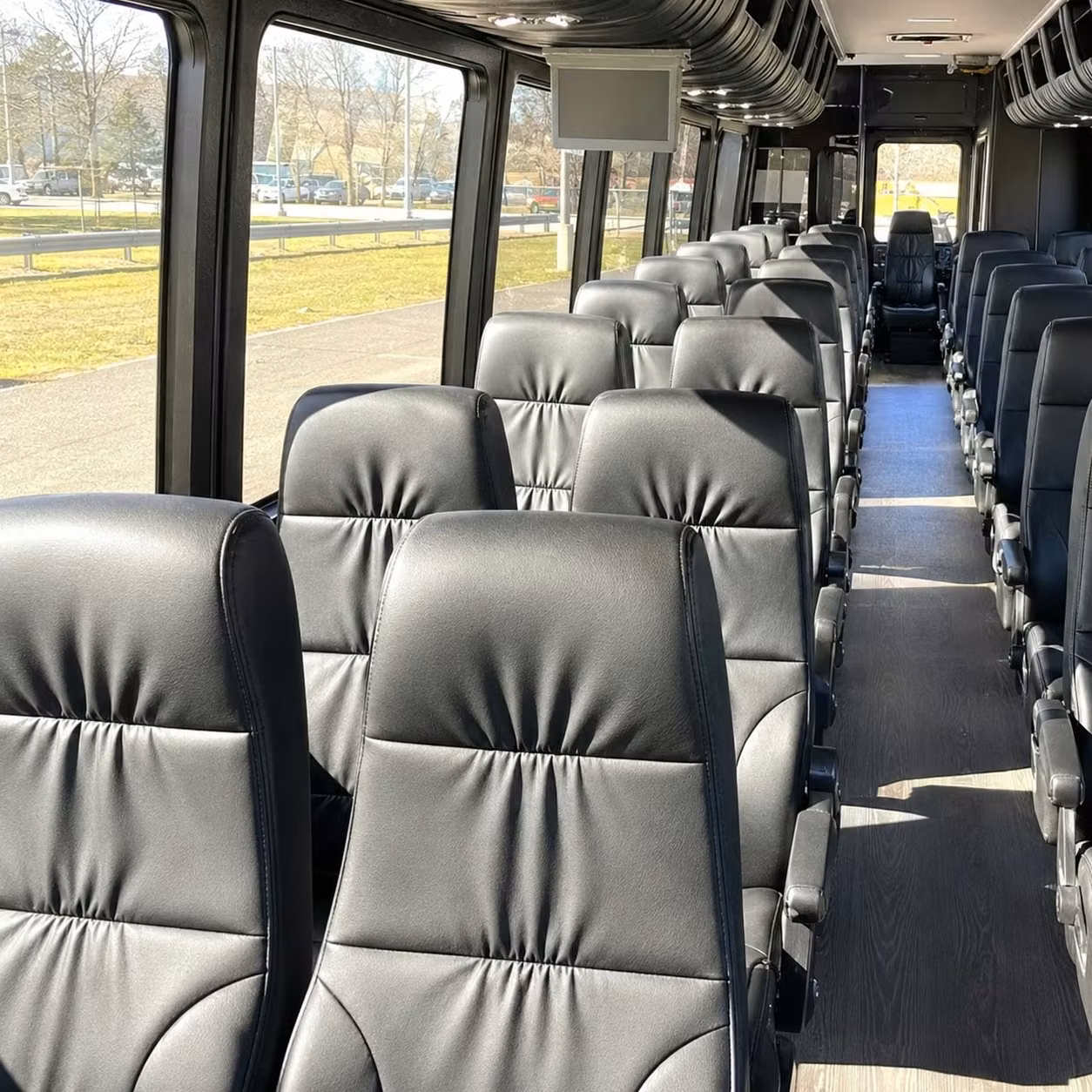 30 passenger minibus inside