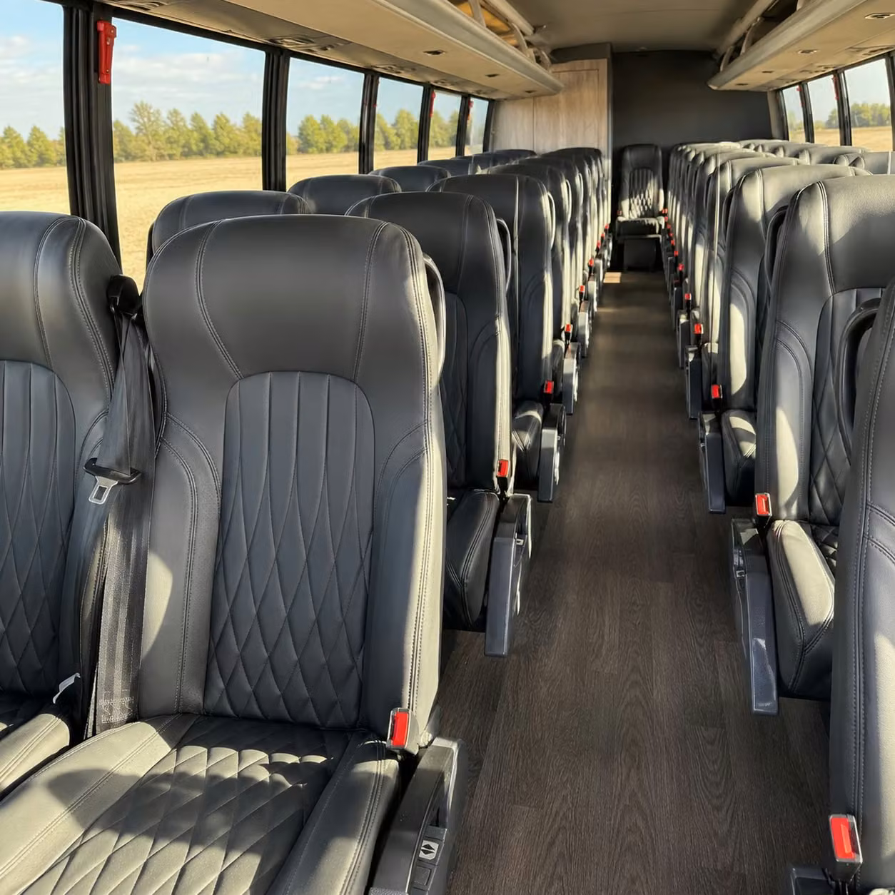 35 passenger minibus interior