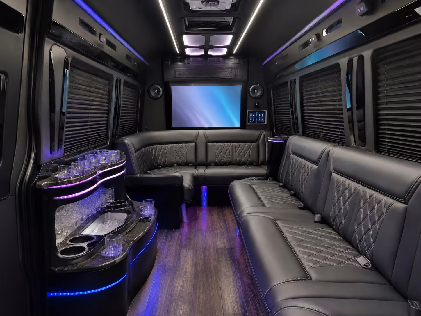 bus rental options for fayetteville trips