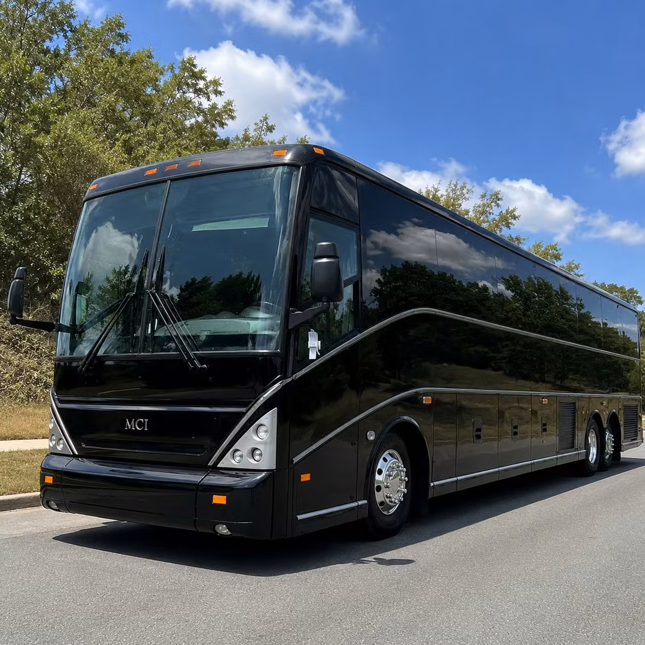 concert bus rentals in fayetteville