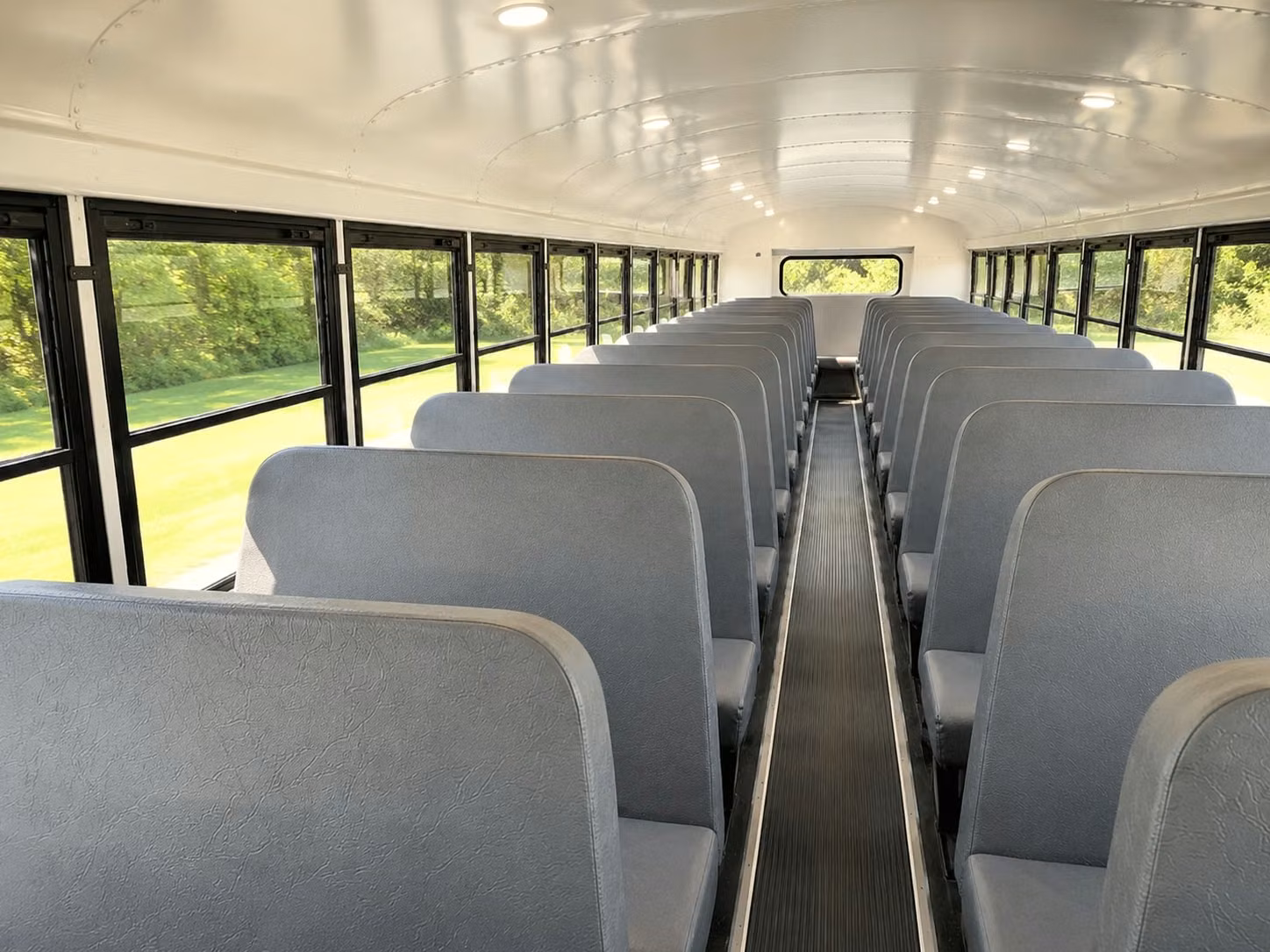school bus interior