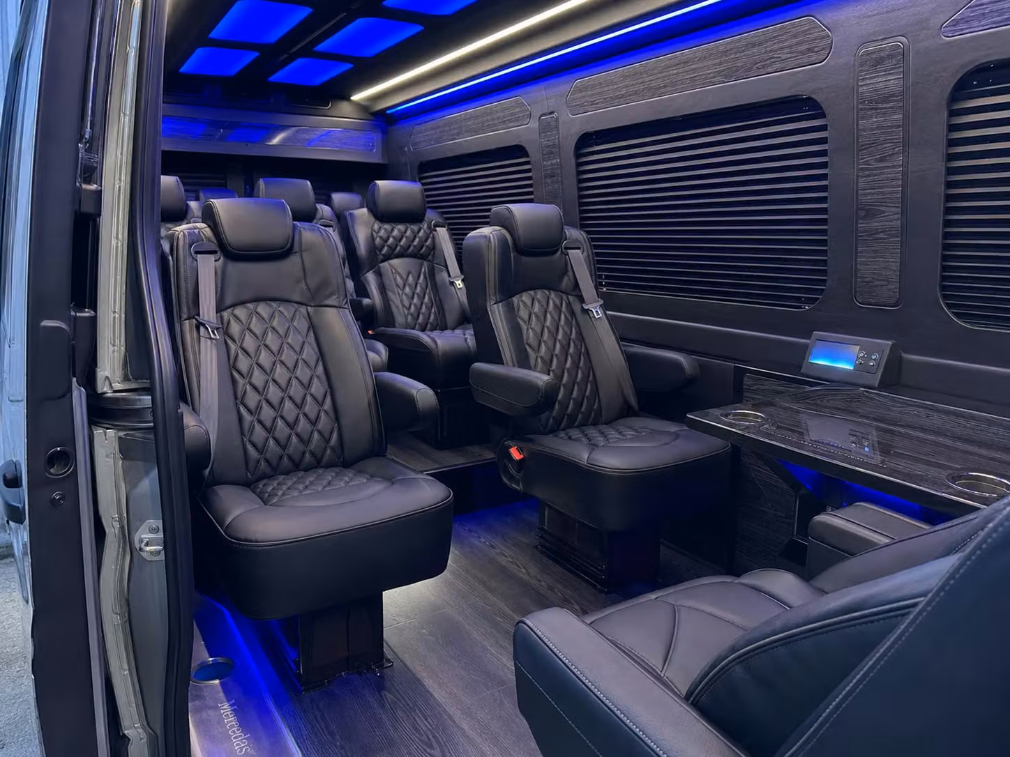 sprinter van transportation for groups and events across fayetteville