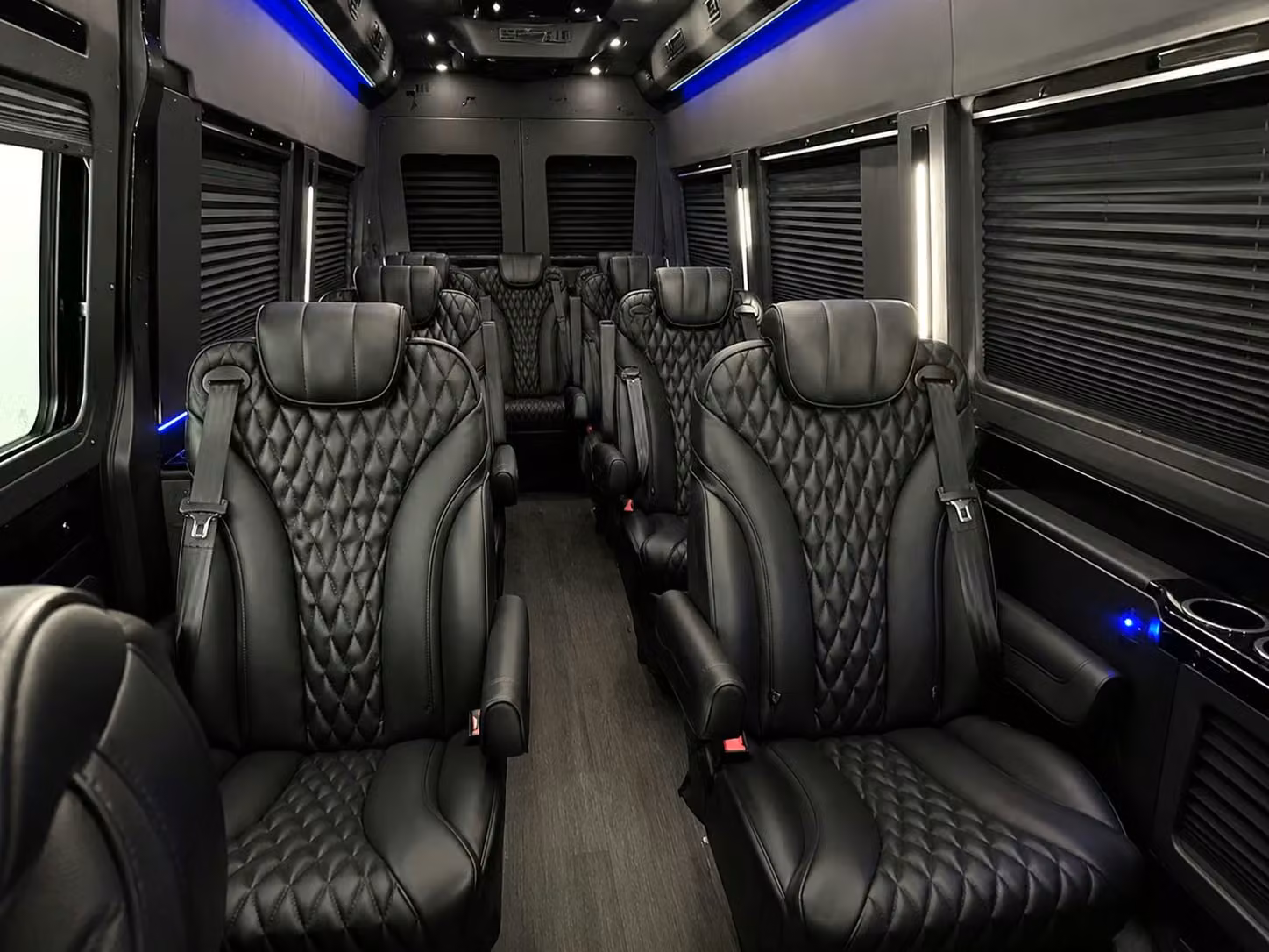 sprinter van with driver inside