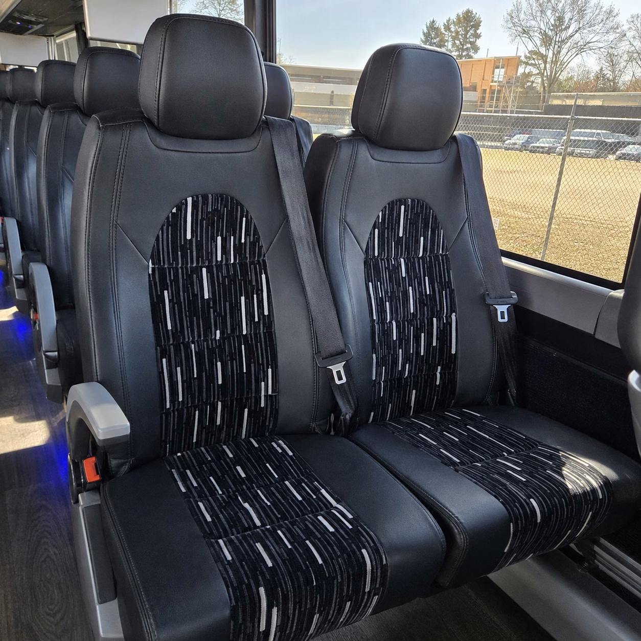 tailgate shuttle and off site parking bus rentals for fayetteville game days